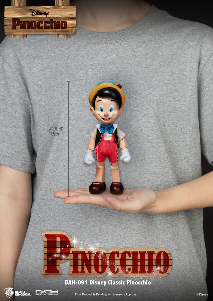 Disney Classic Dynamic 8ction Heroes Action Figure 1/9 Pinocchio 18 cm