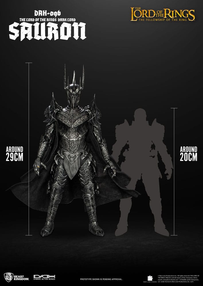 Lord of the Rings Dynamic 8ction Heroes Action Figure 1/9 Sauron 29 cm