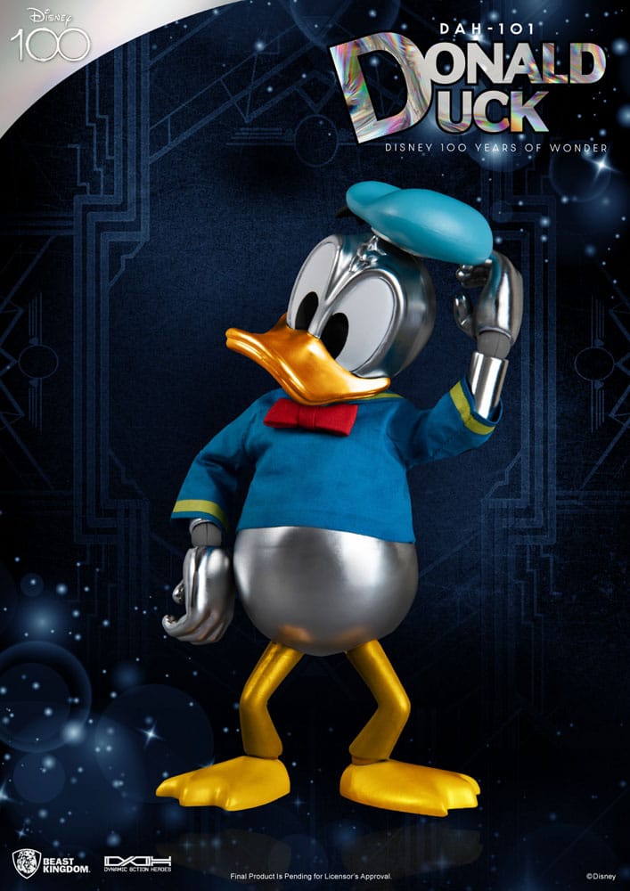 Disney 100 Years of Wonder Dynamic 8ction Heroes Action Figure 1/9 Donald Duck 16 cm