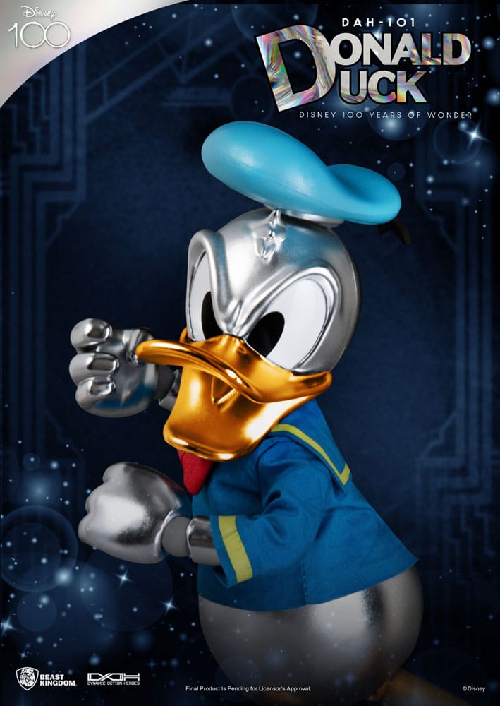 Disney 100 Years of Wonder Dynamic 8ction Heroes Action Figure 1/9 Donald Duck 16 cm