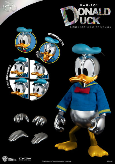 Disney 100 Years of Wonder Dynamic 8ction Heroes Action Figure 1/9 Donald Duck 16 cm