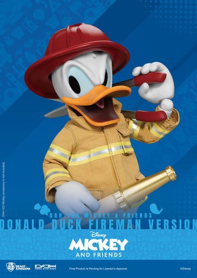 Mickey & Friends Dynamic 8ction Heroes Action Figure 1/9 Donald Duck Fireman Ver. 24 cm