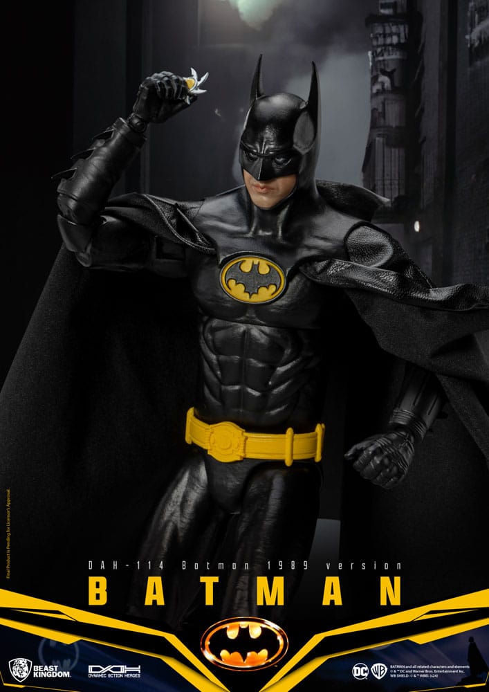 DC Comics Dynamic 8ction Heroes Action Figure 1/9 Batman 1989 Ver. 21 cm