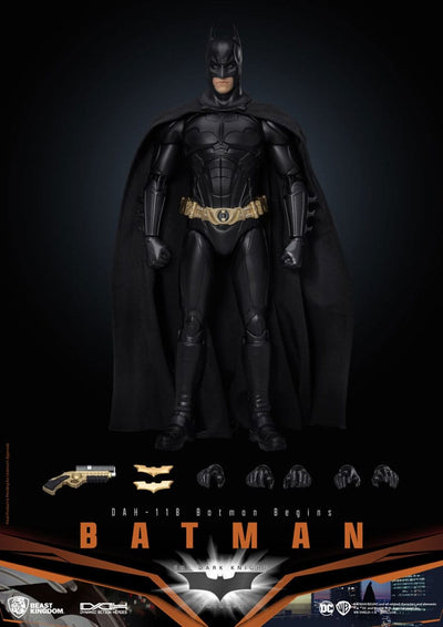DC Comics Dynamic 8ction Heroes Action Figure 1/9 Batman (Batman Begins) 21 cm - Damaged packaging