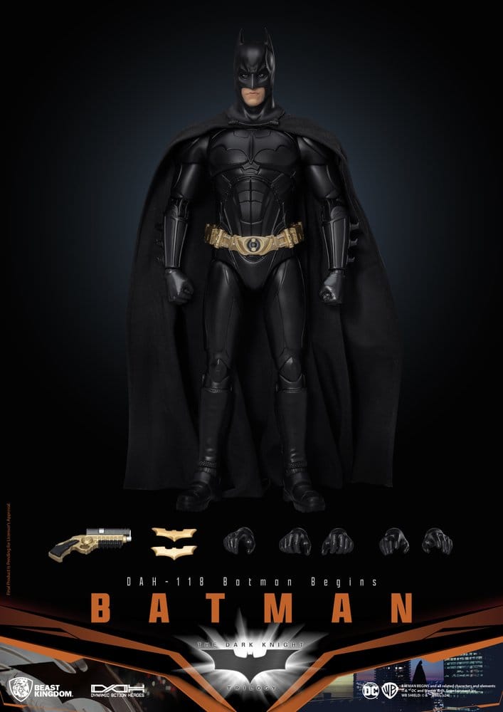 DC Comics Dynamic 8ction Heroes Action Figure Batman (Batman Begins) 21 cm