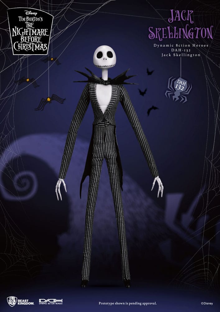 Nightmare before Christmas Dynamic 8ction Heroes Action Figure 1/9 Jack 21 cm