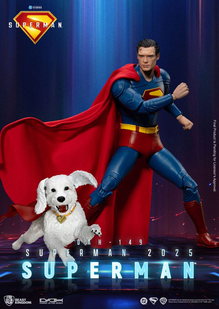 Superman (2025) Action Figure Superman & Krypto 21 cm
