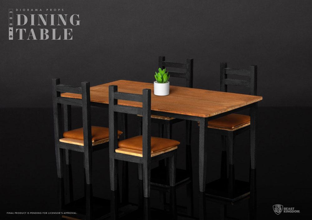 Diorama Props Series Dining Table Set