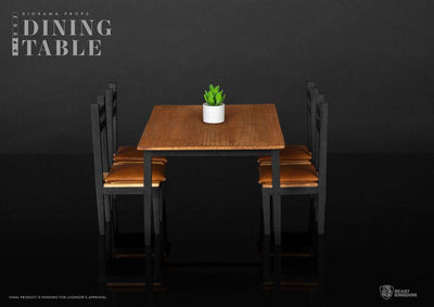 Diorama Props Series Dining Table Set