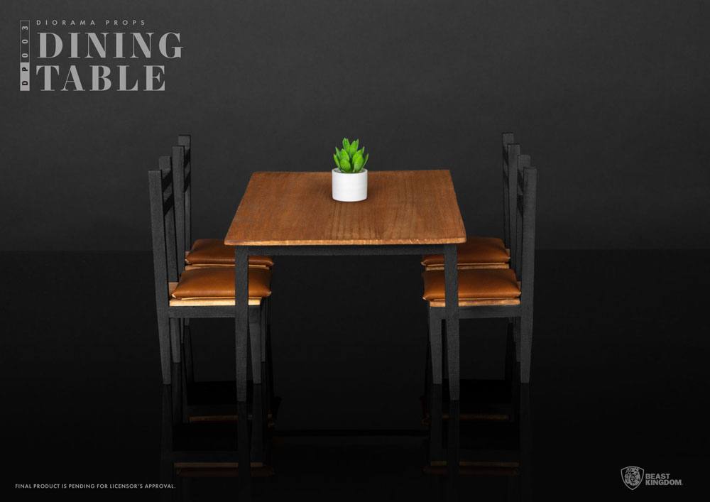 Diorama Props Series Dining Table Set