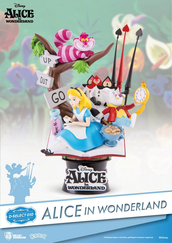 Alice in Wonderland D-Select PVC Diorama 15 cm