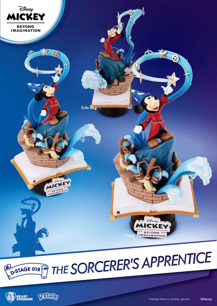 Mickey Beyond Imagination D-Stage PVC Diorama The Sorcerer's Apprentice 15 cm