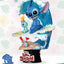 Disney Summer Series D-Stage PVC Diorama Stitch Surf 15 cm