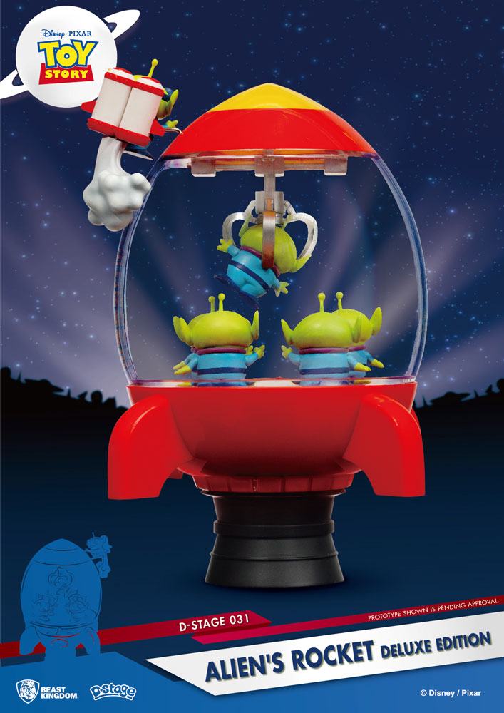 Toy Story D-Stage PVC Diorama Alien's Rocket Deluxe Edition 15 cm