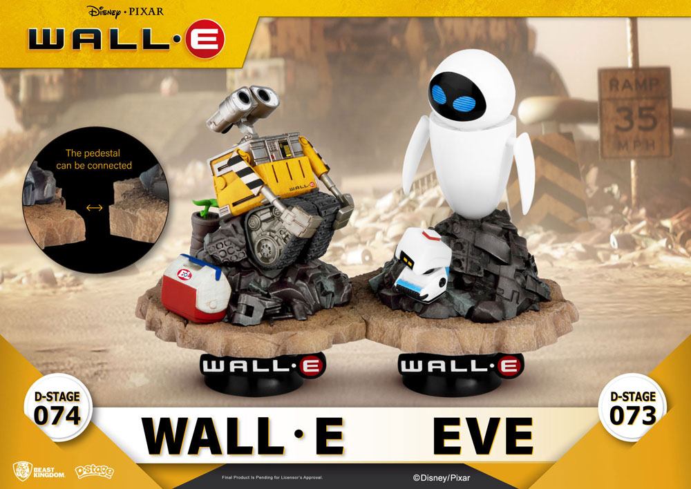 Wall-E D-Stage PVC Diorama Wall-E 14 cm - Damaged packaging