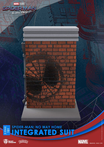 Spider-Man: No Way Home D-Stage PVC Diorama Spider-Man Integrated Suit Closed Box Version 16 cm