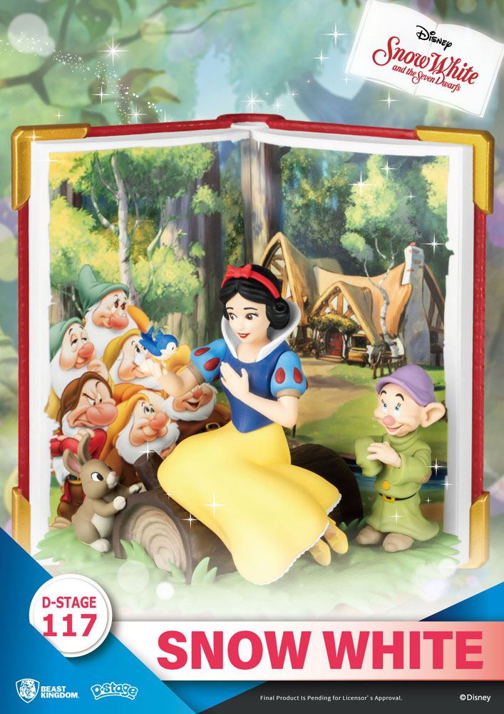 Disney Book Series D-Stage PVC Diorama Snow White 13 cm