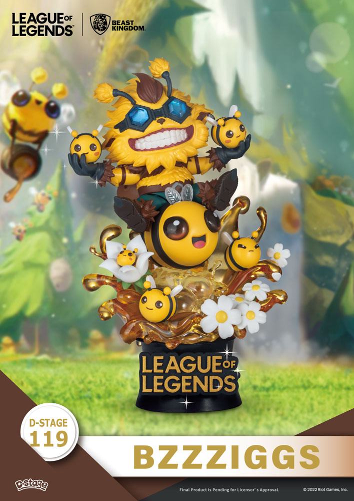 League of Legends D-Stage PVC Diorama Set Beemo & BZZZiggs 15 cm