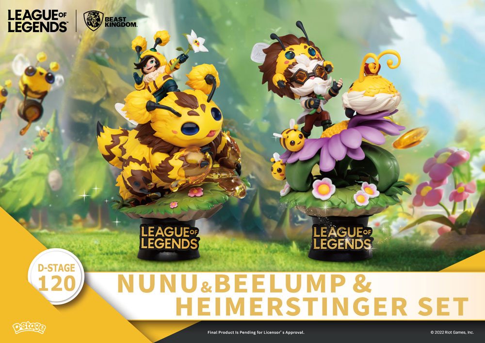 League of Legends D-Stage PVC Diorama Set Nunu & Beelump & Heimerstinger 16 cm