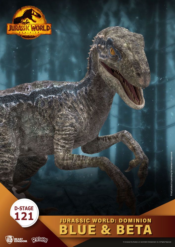 Jurassic World: Dominion D-Stage PVC Diorama Blue & Beta 13 cm