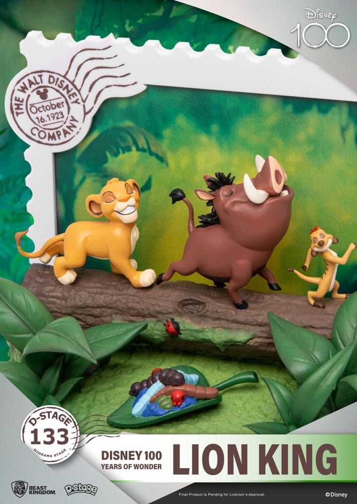 Disney 100 Years of Wonder D-Stage PVC Diorama Lion King 10 cm