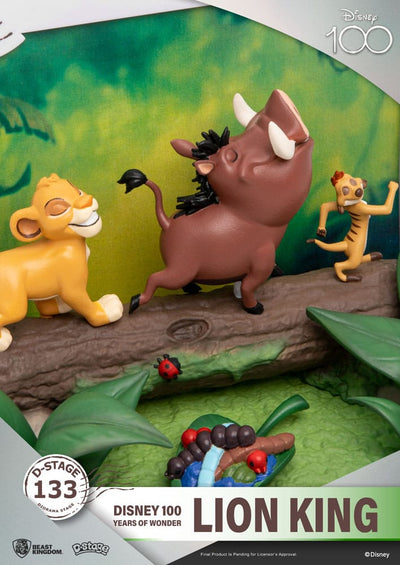 Disney 100 Years of Wonder D-Stage PVC Diorama Lion King 10 cm - Severely damaged packaging