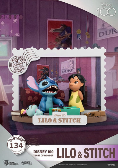 Disney 100 Years of Wonder D-Stage PVC Diorama Lilo & Stitch 10 cm