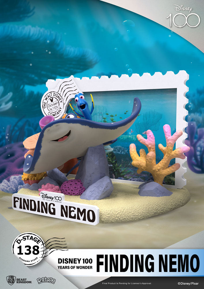 Disney 100th Anniversary D-Stage PVC Diorama Finding Nemo 12 cm