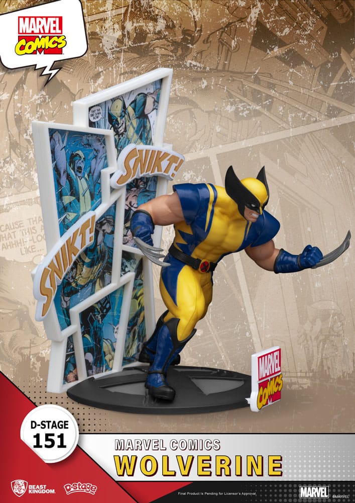 Marvel D-Stage PVC Diorama Wolverine 16 cm