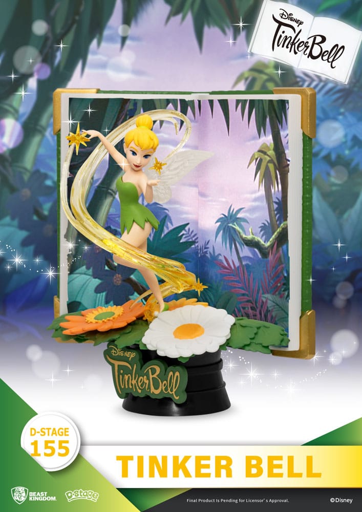 Peter Pan Book Series D-Stage PVC Diorama Tinker Bell 15 cm