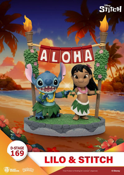 Lilo &amp; Stitch D-Stage PVC Diorama Lilo &amp; Stitch 16 cm