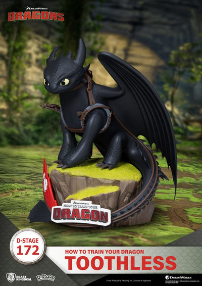 How To Train Your Dragon D-Stage PVC Diorama toothless Statue 14 cm