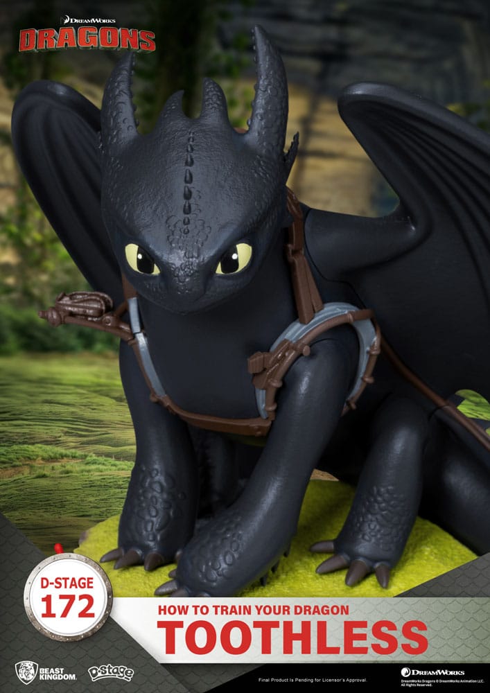 How To Train Your Dragon D-Stage PVC Diorama toothless Statue 14 cm