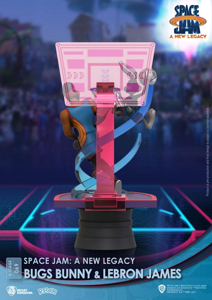 Space Jam: A New Legacy D-Stage PVC Diorama Bugs Bunny & Lebron James Standard Version 15 cm