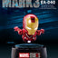 Iron Man 3 Egg Attack Floating Model Iron Man Mark III 16 cm