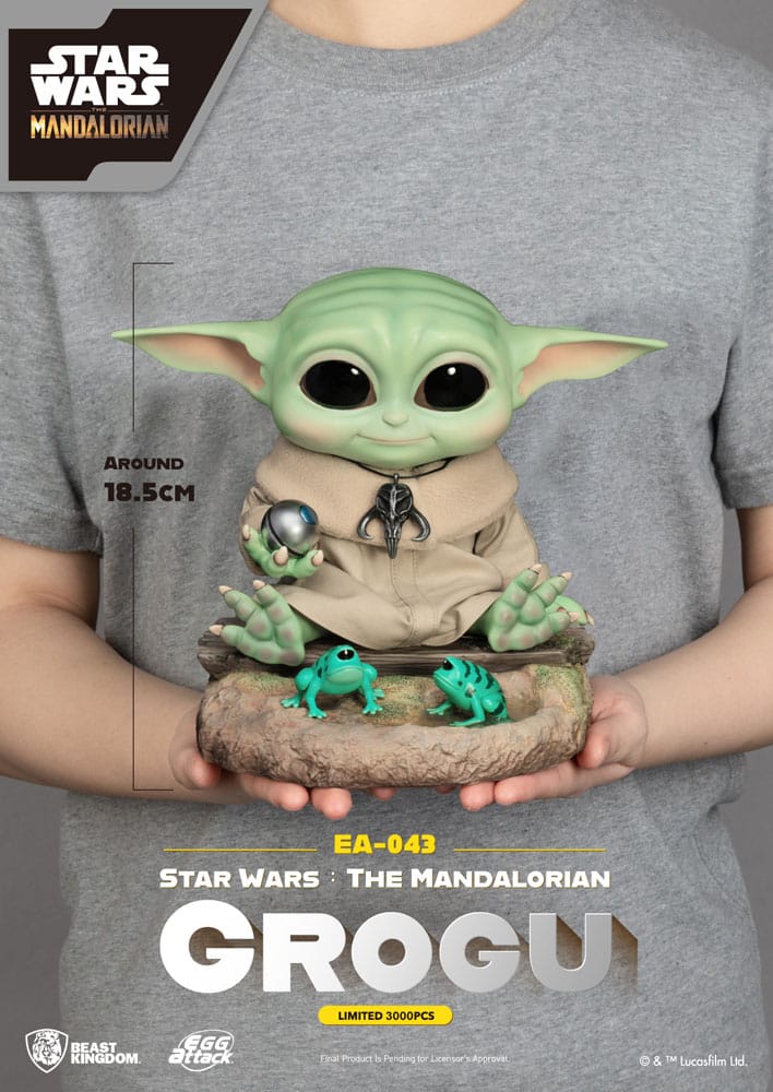 Star Wars: The Mandalorian Egg Attack Statue Grogu 18 cm