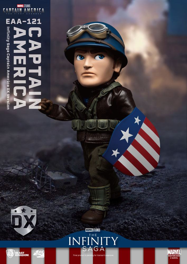 Captain America: The First Avenger Egg Attack Action Action Figure Captain America DX Version 17 cm