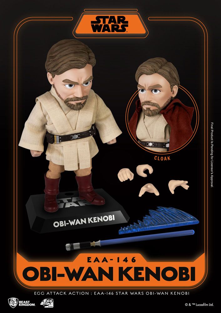 Star Wars Egg Attack Action Figure Obi-Wan Kenobi 16 cm