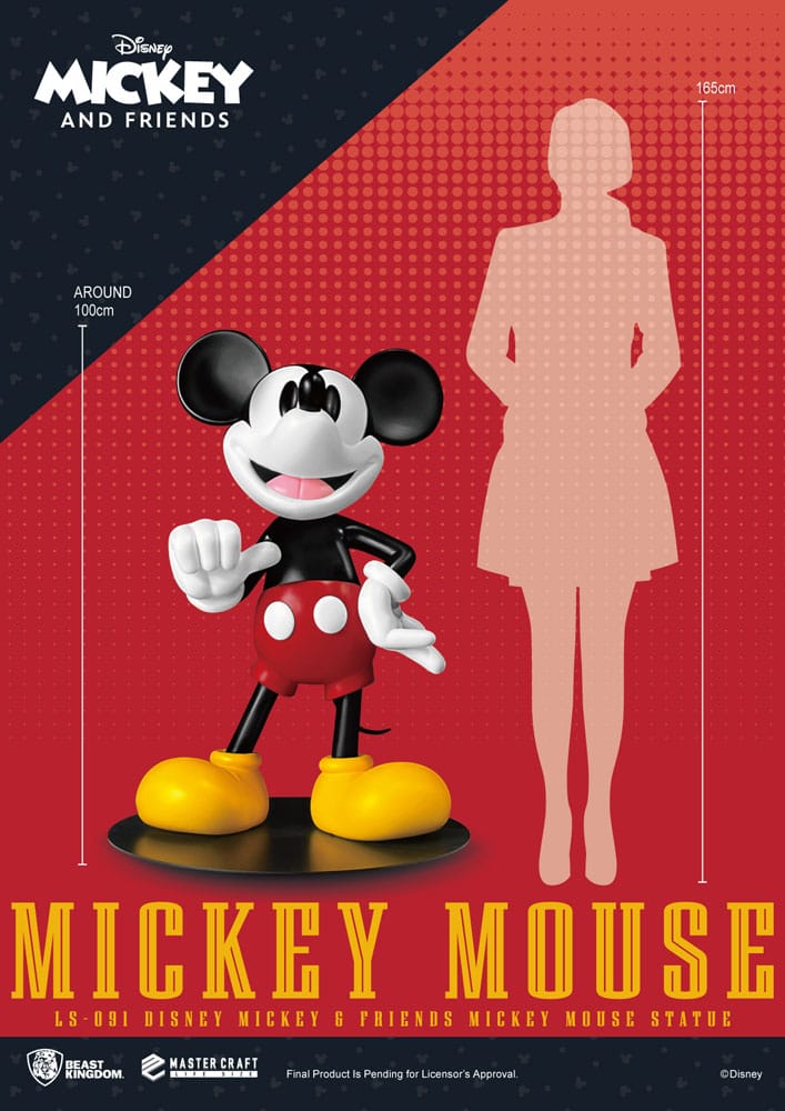 Disney Life-Size Statue Mickey Mouse 101 cm