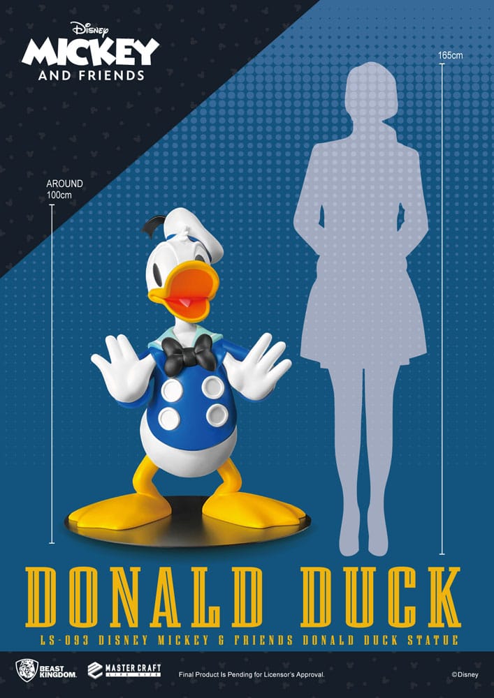 Disney Life-Size Statue Donald Duck 103 cm