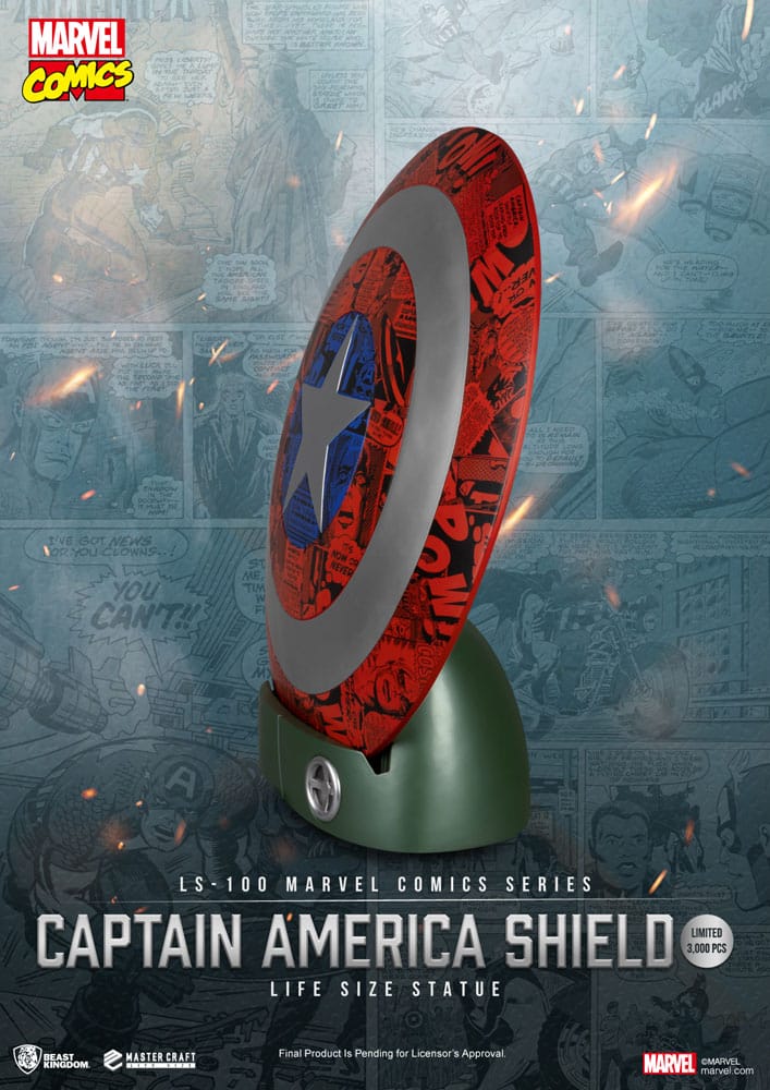 Marvel Comics PVC Captain America Shield Life Size Statue 64 cm