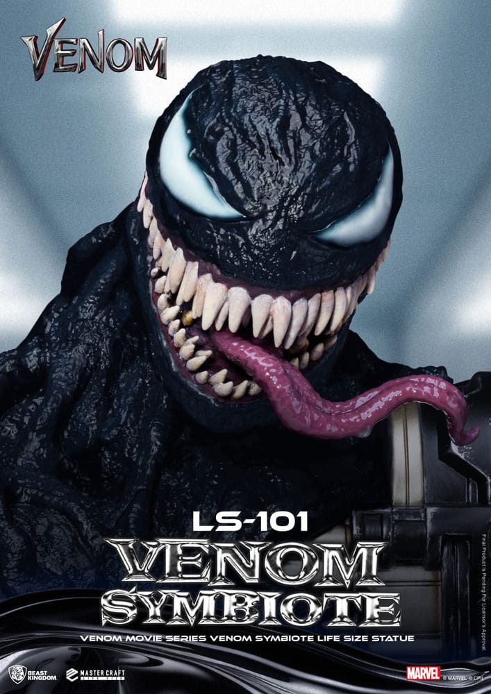 Venom Movie Series Life-Size Statue Venom Symbiote 24 cm