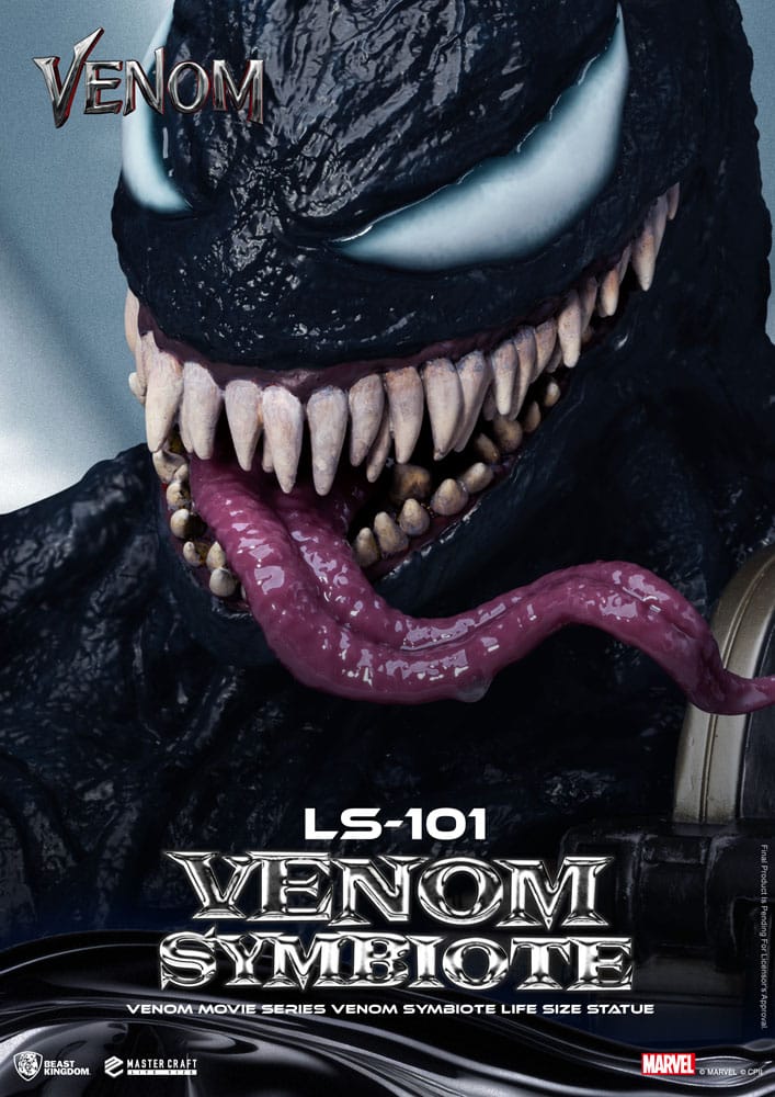 Venom Movie Series Life-Size Statue Venom Symbiote 24 cm