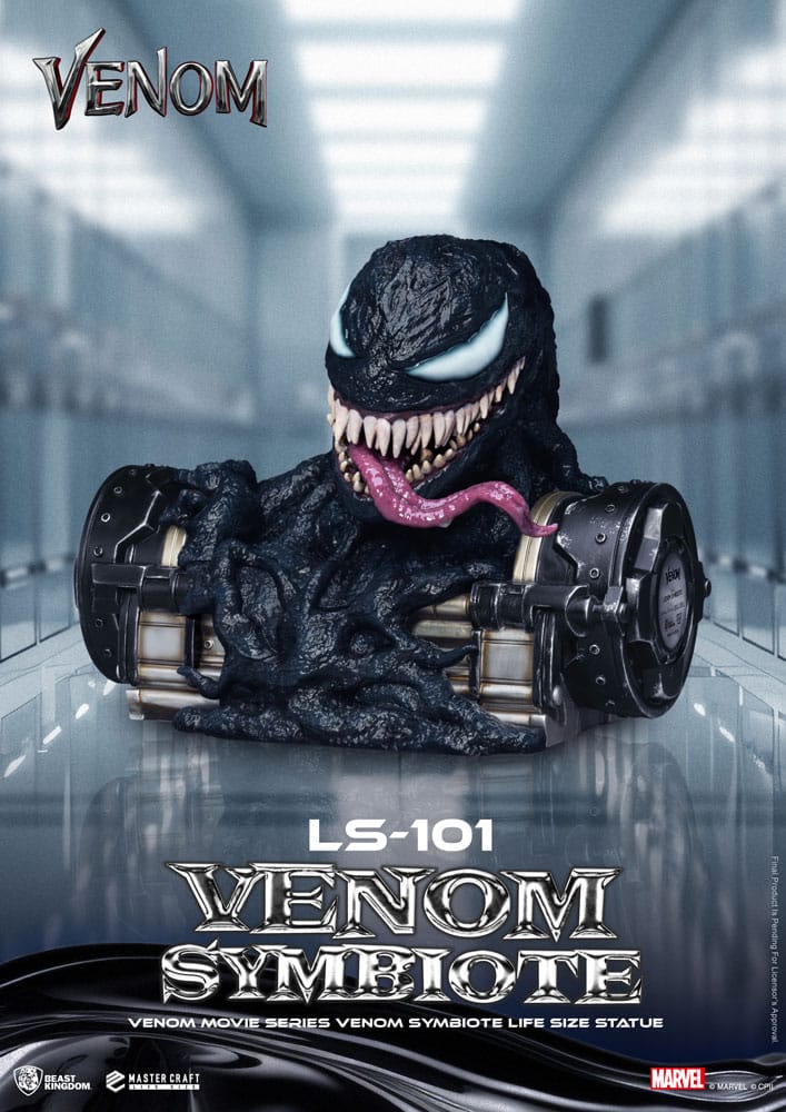 Venom Movie Series Life-Size Statue Venom Symbiote 24 cm