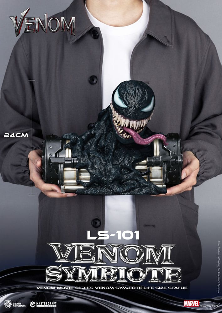 Venom Movie Series Life-Size Statue Venom Symbiote 24 cm