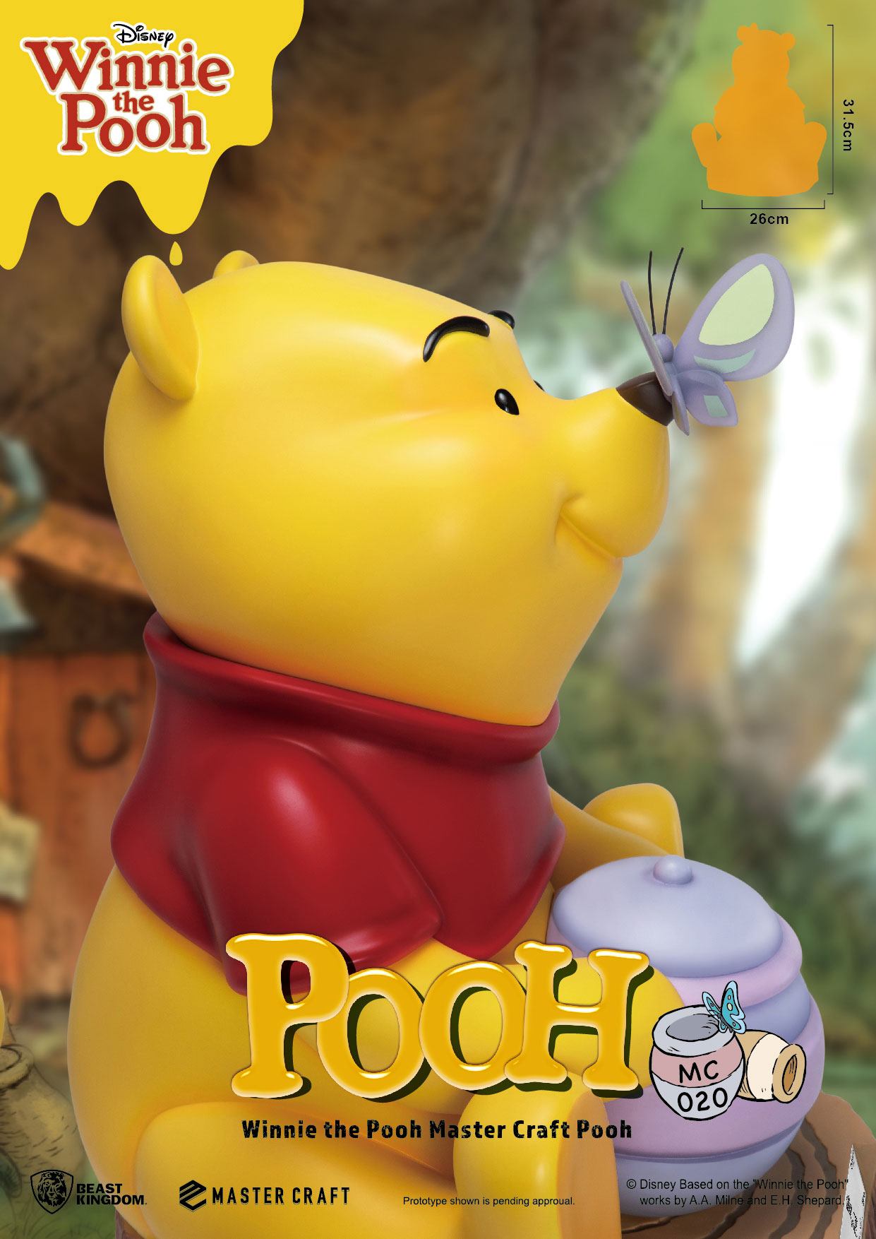 Disney Master Craft Statue Winnie the Pooh 31 cm