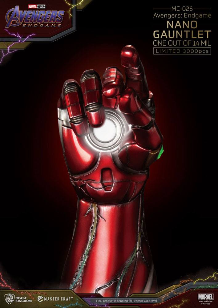 Avengers Endgame Master Craft Statue Nano Gauntlet 1/14000605 47 cm