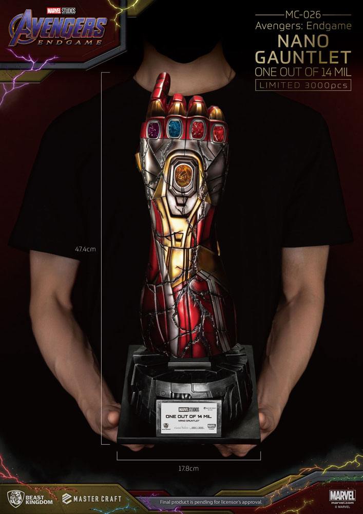 Avengers Endgame Master Craft Statue Nano Gauntlet 1/14000605 47 cm