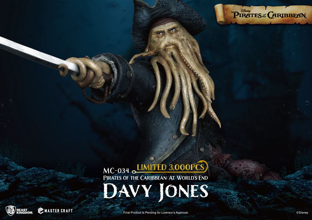 Pirates of the Caribbean: At World's End Master Craft Statue Davy Jones 42 cm