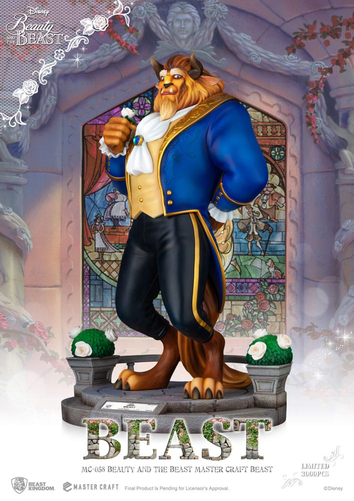 Disney Master Craft Statue Beauty and the Beast Beast 39 cm